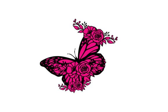 Butterfly and Floral, Cute Butterfly