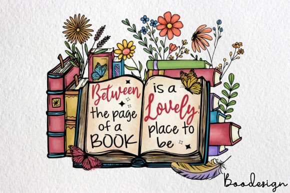 Floral Books Sublimation