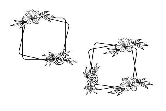 Floral Ornament Frame Design