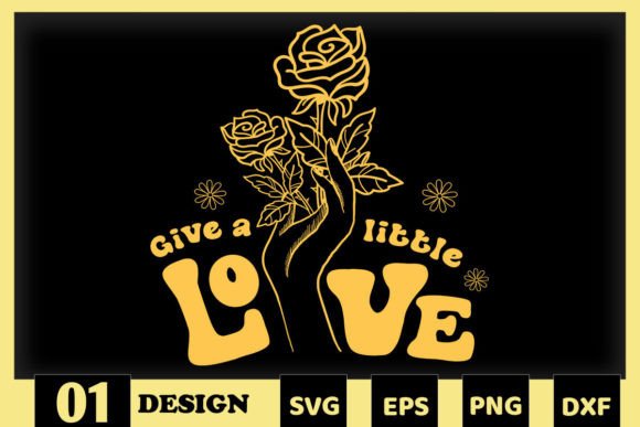 Give a Little Love Hand Floral