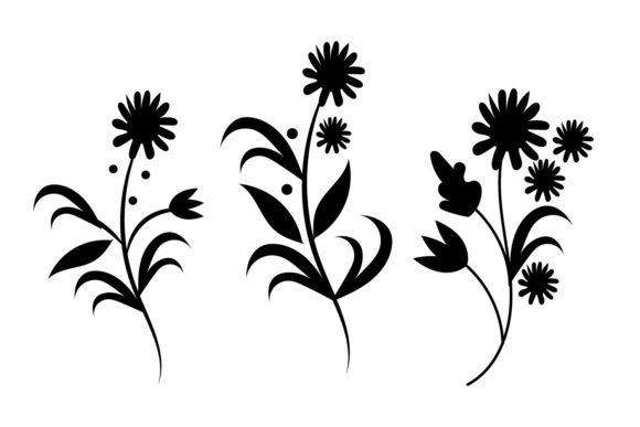 Leaf Wildflower Floral Ornament