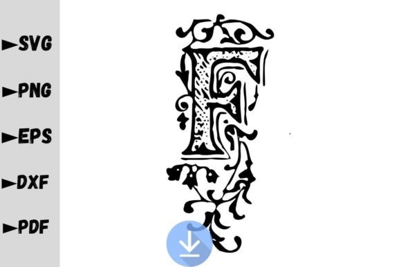Monogram Letter F, Monogram SVG