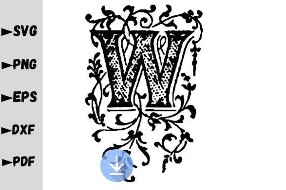 Monogram Letter W, Monogram SVG