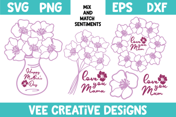Mother’s Day SVG Bundle – Flower Vase