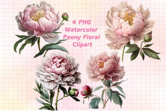Peony Floral PNG Clipart