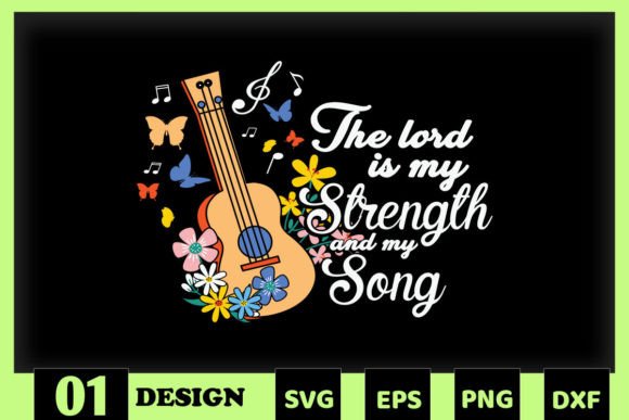 The Lord Is Strength and My Song Floral